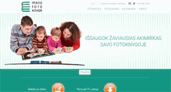 Desktop Screenshot of manofotoknyga.lt